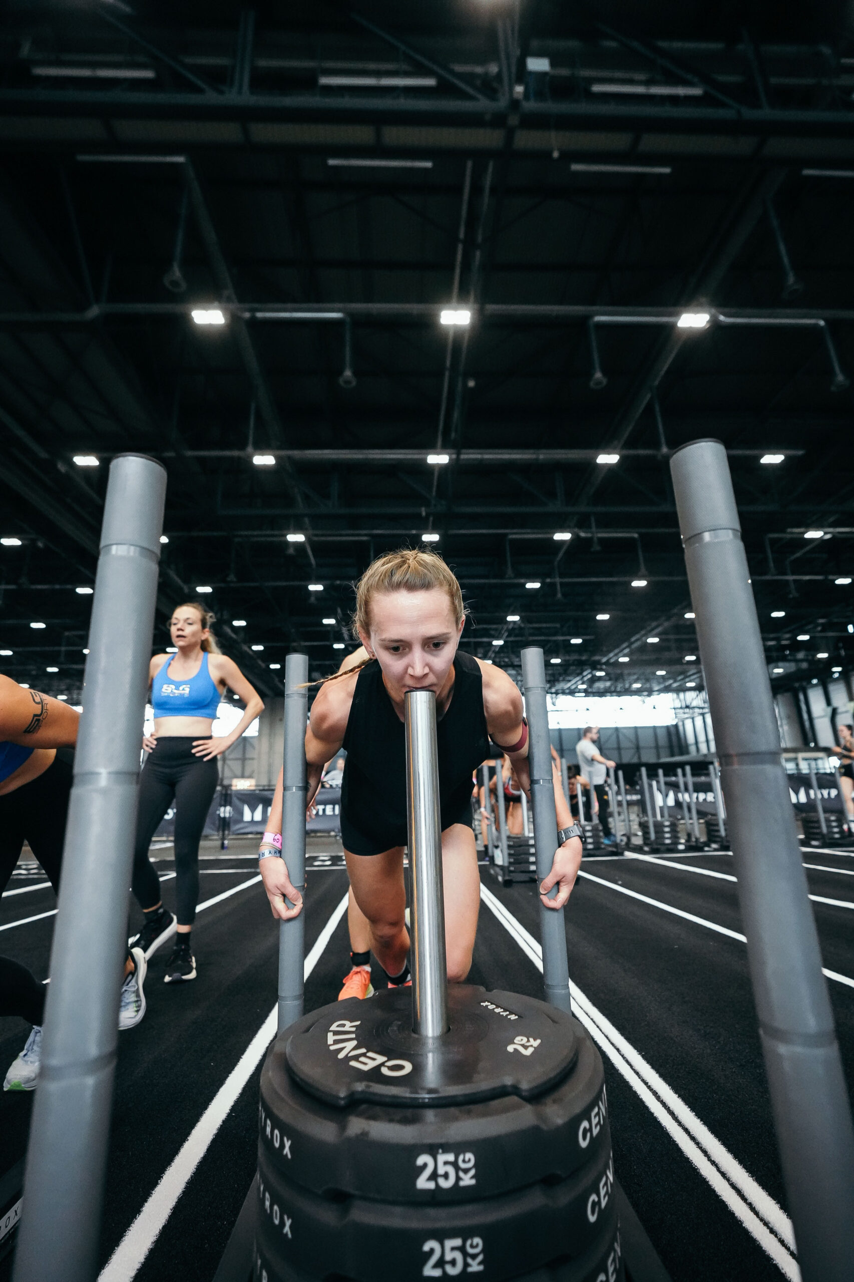 Camille sled push hyrox